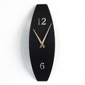 Ceas de perete, APS137MS, Dimensiune: 15 x 46 cm, Negru