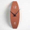 Ceas de perete, APS137MWR, Dimensiune: 15 x 46 cm, Rosu