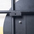 Ceas de perete, APS139LCA, Dimensiuni: 36 x 99 cm, Aur/Negru
