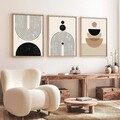 Set 3 tablouri decorative, Huhu262, Lemn masiv, Multicolor