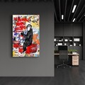 Tablou decorativ, CAM-6014, Dimensiuni: 70 x 110 cm, Multicolor