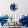 Tablou decorativ, UV-1144, ø30 cm, Multicolor