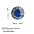 Tablou decorativ, UV-1144, ø30 cm, Multicolor
