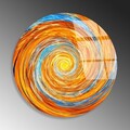 Tablou decorativ, UV-1123, Diametru: 60 cm, Multicolor
