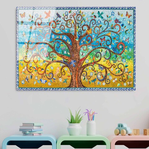 Tablou decorativ, UV-211 70 x 100, 70 x 100 cm, Multicolor