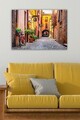 Tablou decorativ, 1247082868-5070, Rama din lemn (grosime 3 cm), Multicolor