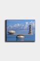 Tablou decorativ, 21482565778-5070, Rama din lemn (grosime 3 cm), Multicolor