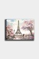 Tablou decorativ, 466210838-5070, Rama din lemn (grosime 3 cm), Multicolor
