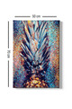Tablou decorativ, Kanvas Tablo (50 x 70), Rama din lemn (grosime 3 cm), Multicolor