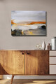 Tablou decorativ, Kanvas Tablo (50 x 70), Rama din lemn (grosime 3 cm), Multicolor
