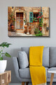 Tablou decorativ, Kanvas Tablo (70 x 100), Cadru: 100% LEMN (grosime: 3 cm), Multicolor