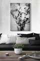 Tablou decorativ, Kanvas Tablo (70 x 100), Rama din lemn (grosime 3 cm), Multicolor