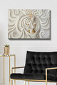 Tablou decorativ, Kanvas Tablo (70 x 100), Rama din lemn (grosime 3 cm), Multicolor