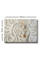 Tablou decorativ, Kanvas Tablo (70 x 100), Rama din lemn (grosime 3 cm), Multicolor