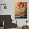 Tablou decorativ, KNV10271, Rama din lemn (grosime 3 cm), Multicolor