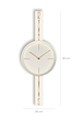 Ceas de perete decorativ, Vlnt103Krkr, ø30 cm, Crem