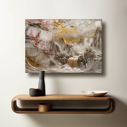 Tablou decorativ, Camtbl-064, 50 x 70 cm, Multicolor