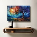 Tablou decorativ, Camtbl-059, 70 x 100 cm, Multicolor