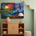 Tablou decorativ, Camtbl-059, 70 x 100 cm, Multicolor