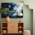 Tablou decorativ, Camtbl-076, 70 x 100 cm, Multicolor
