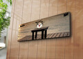 Ceas de perete, 3090CS-6, 30 x 90 cm, Multicolor