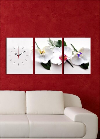 Ceas de perete (3 Pieces), 3P3040CS-13, 30 x 40 cm (3 bucăți), Multicolor