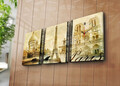 Ceas de perete (3 Pieces), 3P3040CS-27, 30 x 40 cm (3 bucăți), Multicolor