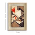 Tablou decorativ, Ahsakca, Fundal: 100% MDF de arțar (grosime: 2,7 mm) Vopsea: 100% MDF (grosime: 5 mm), Multicolor