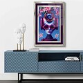Tablou decorativ, 4363Kromgumusct, Lemn masiv, Multicolor