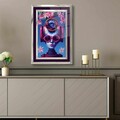 Tablou decorativ, 4363Kromgumusct, Lemn masiv, Multicolor
