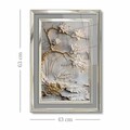 Tablou decorativ, 4363Kromgumusct, Lemn masiv, Multicolor