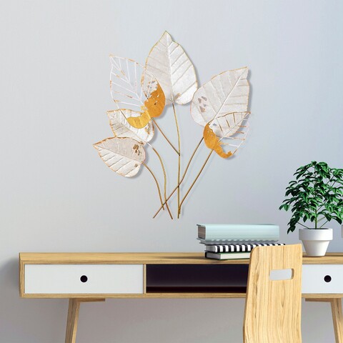 Decoratiune de perete, Feuille 2, Dimensiuni: 73 x 76 x 4 cm, Multicolor