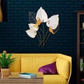Decoratiune de perete, Feuille 2, Dimensiuni: 73 x 76 x 4 cm, Multicolor