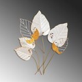 Decoratiune de perete, Feuille 2, Dimensiuni: 73 x 76 x 4 cm, Multicolor
