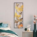 Decoratiune de perete, Kelebek 2, Dimensiuni: 32 x 90 x 4 cm, Multicolor