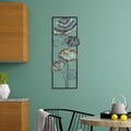 Decoratiune de perete, Fig 3, Dimensiuni: 32 x 90 x 4 cm, Multicolor