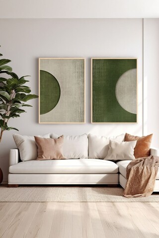 Set 2 tablouri decorative, Ersy2Lımodel44-Ahsap, MDF, Multicolor