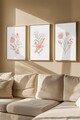 Set 3 tablouri decorative, 3Dartsohoset100, MDF, Multicolor
