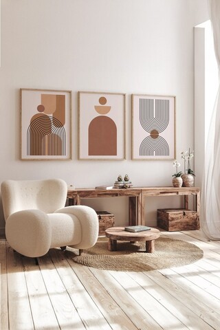 Set 3 tablouri decorative, 3Dartsohoset68, MDF, Multicolor