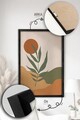 Set 3 tablouri decorative, Artvmodel21-Sıyah, MDF, Multicolor