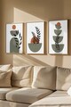 Set 3 tablouri decorative, Artvmodel6-Ahsap, MDF, Multicolor