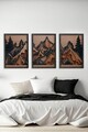 Set 3 tablouri decorative, Ersy3Syhcrv44, MDF, Multicolor