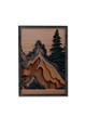 Set 3 tablouri decorative, Ersy3Syhcrv44, MDF, Multicolor
