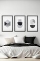 Set 3 tablouri decorative, Ersy3Syhcrv69, MDF, Multicolor