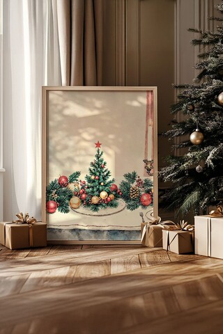 Tablou decorativ, Nwyearsngmdl13, MDF, Multicolor