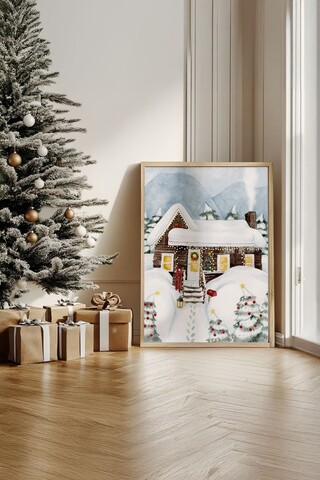 Tablou decorativ, Nwyearsngmdl66, MDF, Multicolor