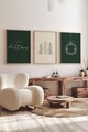Set 3 tablouri decorative, Nwyearmdl9, MDF, Multicolor
