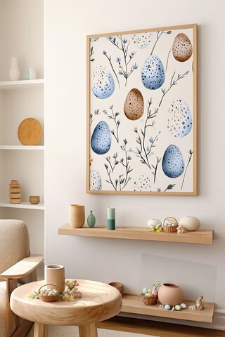 Tablou decorativ, Arteastermodel10-3348, MDF, Multicolor