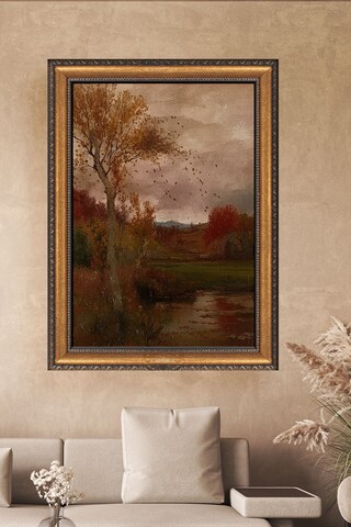 Tablou decorativ, ATCRCVCNVSMDL10, 50 x 70 cm, Multicolor