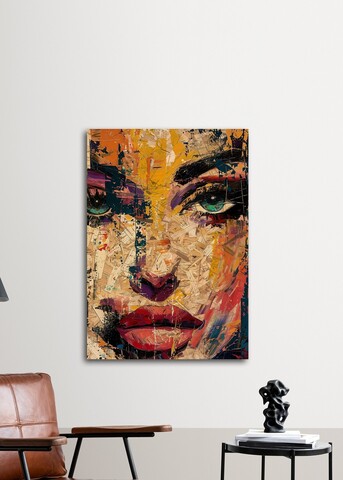 Tablou decorativ, Huhu314, Grosime: 11 mm, Multicolor